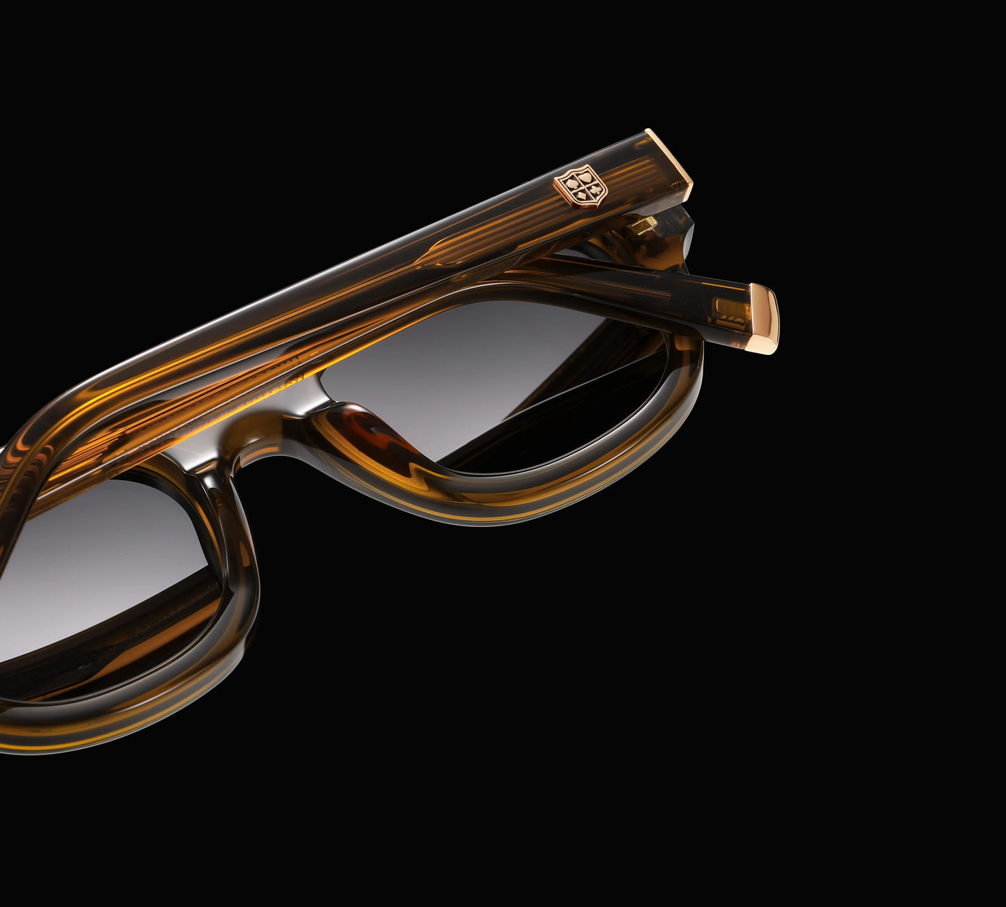 No. 45 "Micro" Limited Edition Sunglasses - Amber Brown Color