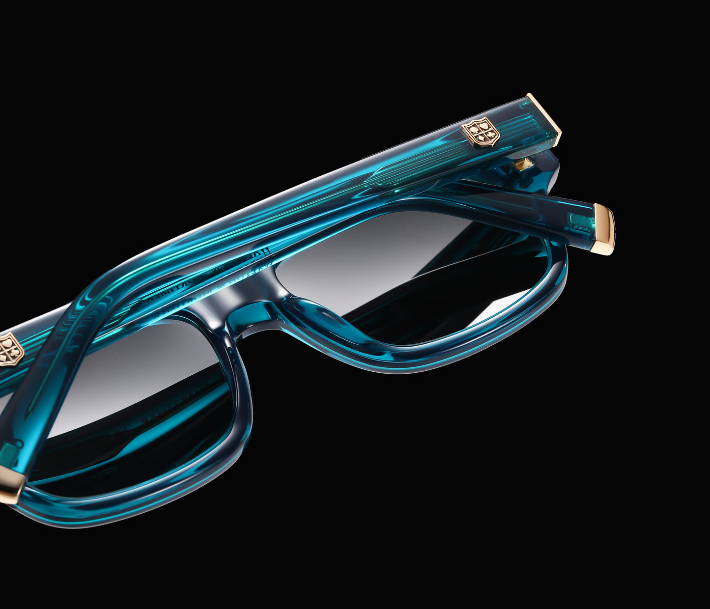 Walton & Mortimer No.70 “Smoke” – Aqua Blue Limited Edition Sunglasses