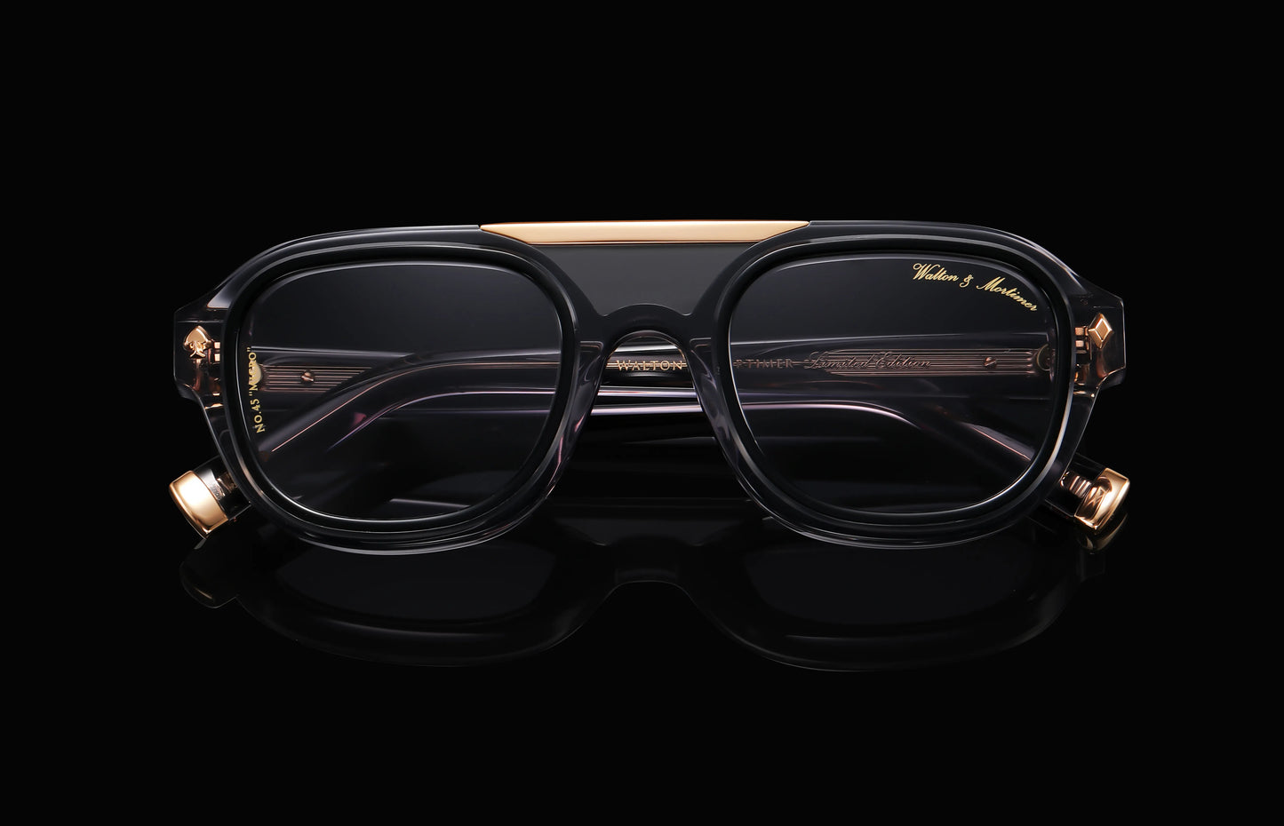 No. 45 "Micro" Limited Edition Sunglasses – Ghost Grey Color