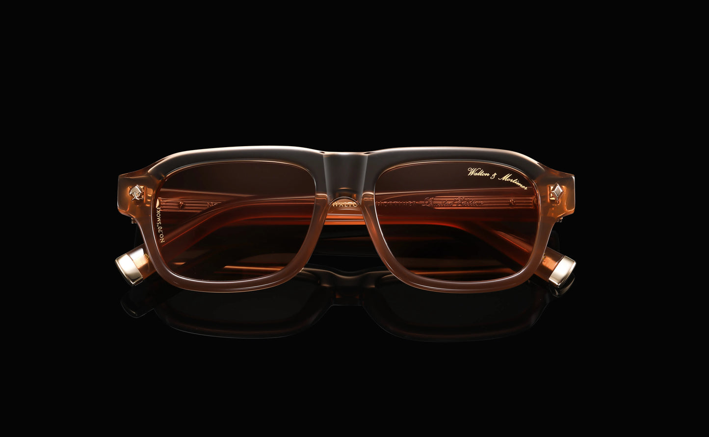 Walton & Mortimer No.70 “Smoke” – Onyx Ombre Limited Edition Sunglasses
