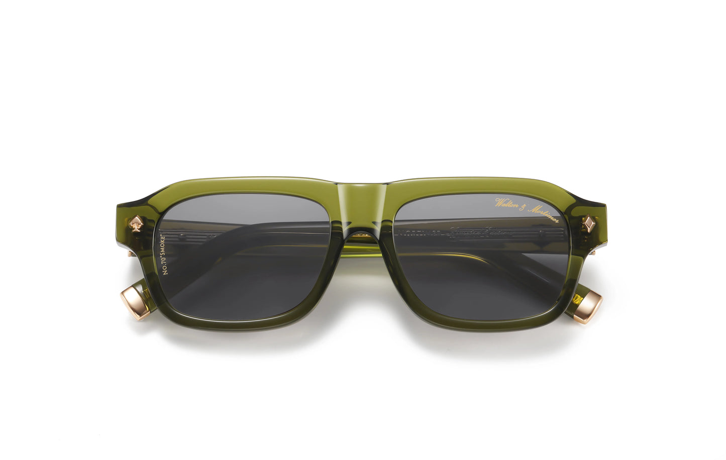 Walton & Mortimer No.70 “Smoke” – Sage Green Limited Edition Sunglasses