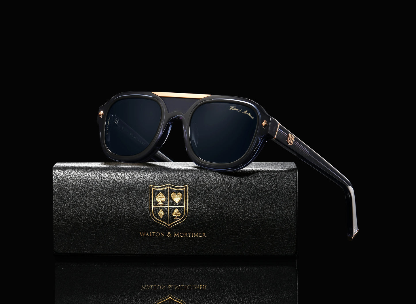 No. 45 "Micro" Limited Edition Sunglasses - Indigo Blue Color