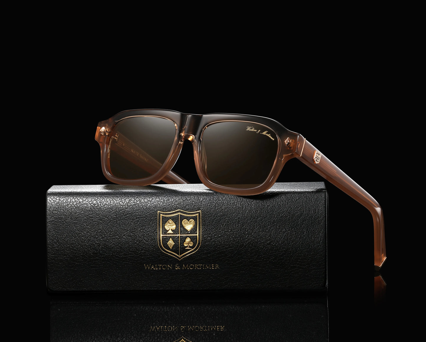 Walton & Mortimer No.70 “Smoke” – Onyx Ombre Limited Edition Sunglasses