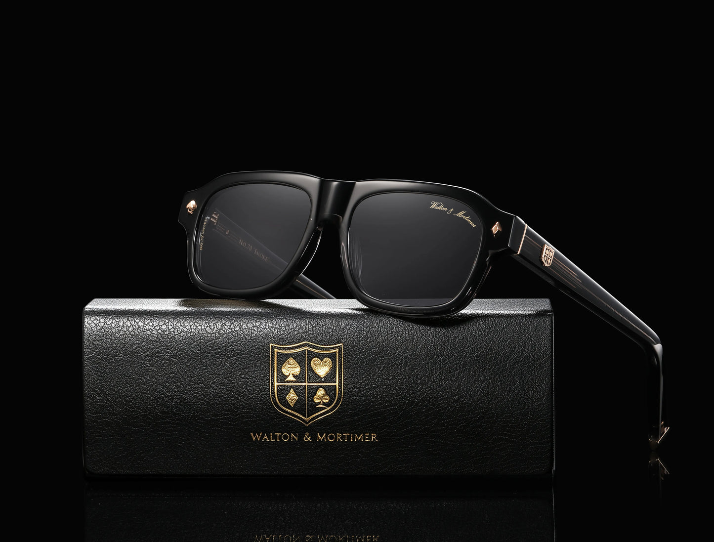Walton & Mortimer No.70 “Smoke” – Slate Grey Limited Edition Sunglasses