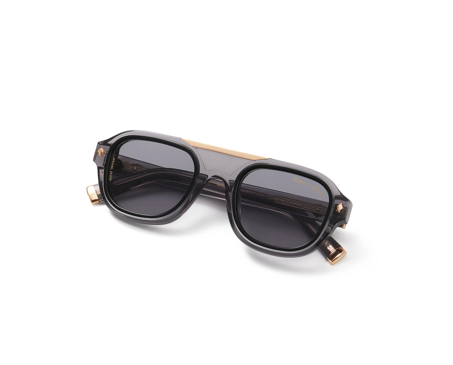 No. 45 "Micro" Limited Edition Sunglasses – Ghost Grey Color