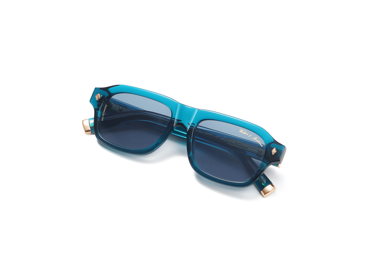 Walton & Mortimer No.70 “Smoke” – Aqua Blue Limited Edition Sunglasses