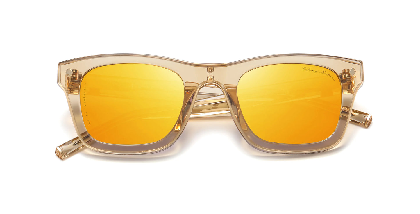 WALTON & MORTIMER® NO. 15: "VIOLATOR" TRANSGOLD LIMITED EDITION SOLBRILLER