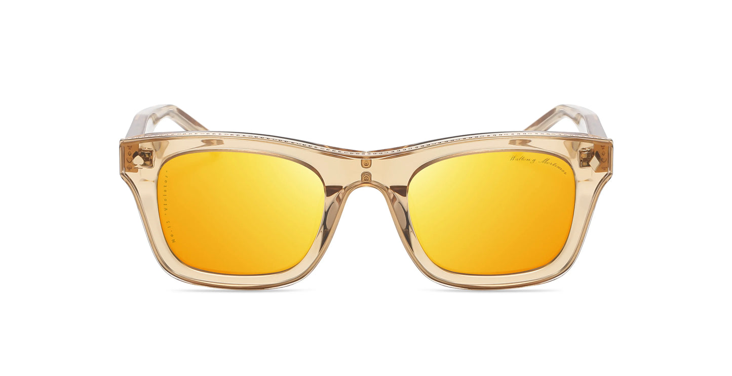 WALTON & MORTIMER® NO. 15: "VIOLATOR" TRANSGOLD LIMITED EDITION SOLBRILLER