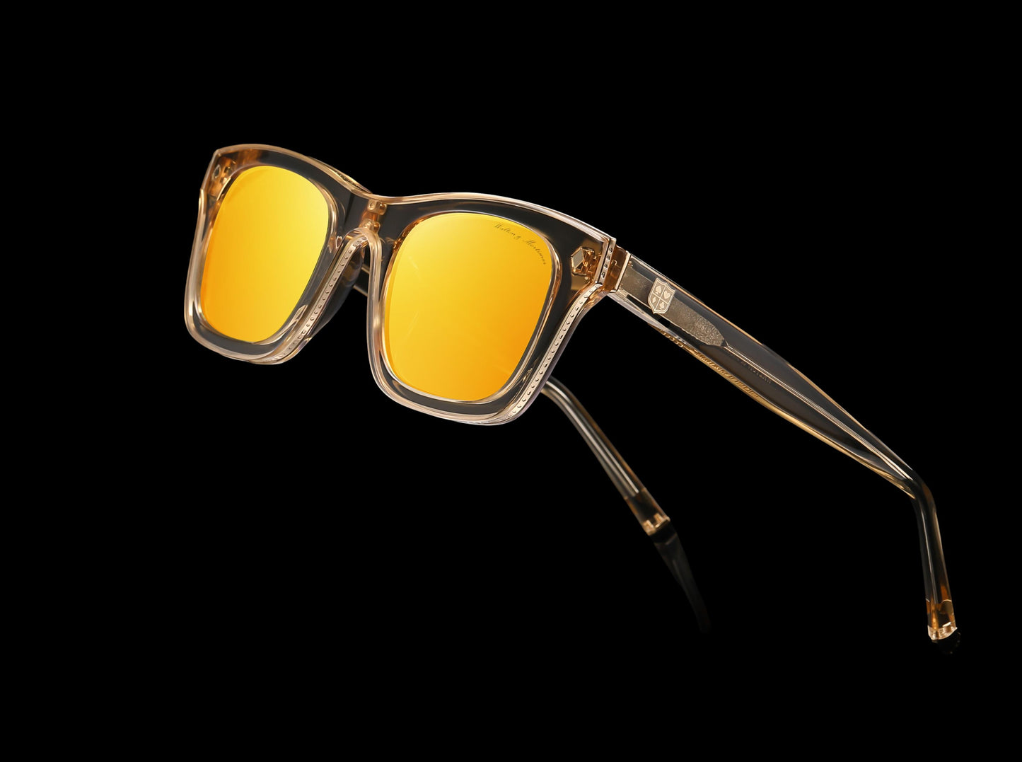 WALTON & MORTIMER® NO. 15 : "VIOLATOR" LUNETTES DE SOLEIL TRANSGOLD ÉDITION LIMITÉE