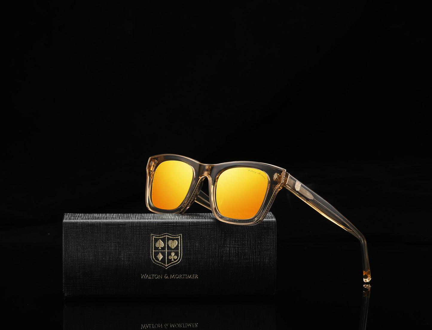 WALTON & MORTIMER® NO. 15: "VIOLATOR" TRANSGOLD LIMITED EDITION SUNGLASSES