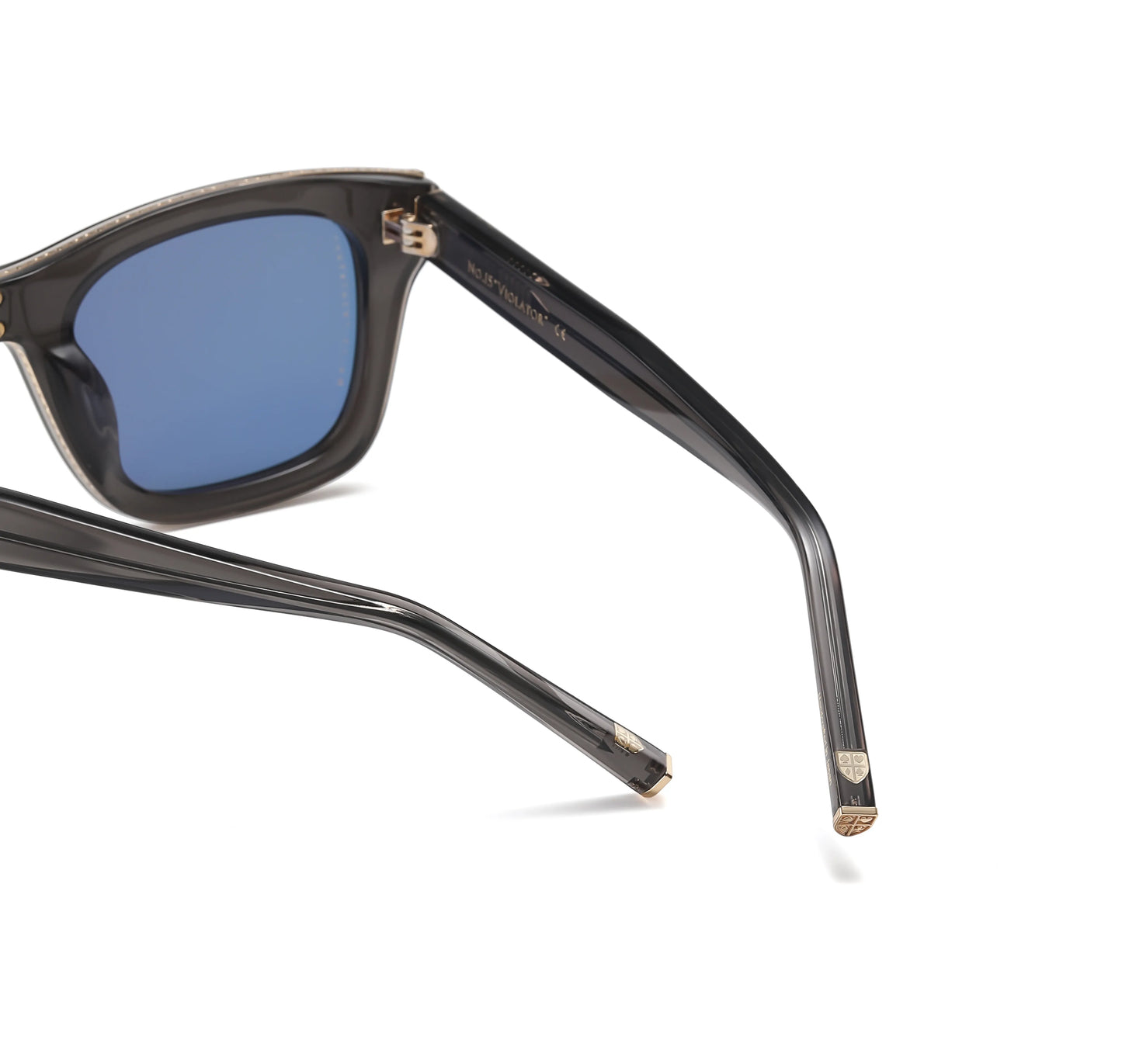 WALTON & MORTIMER® NO. 15: "VIOLATOR" SMOKEY BLACK LIMITED EDITION SUNGLASSES