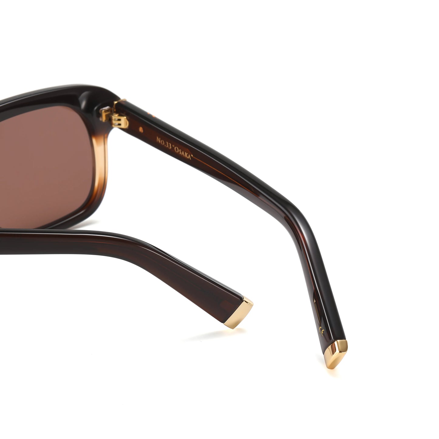 WALTON & MORTIMER® NO. 33 “Osaka” HAVANA GOLD LIMITED EDITION SUNGLASSES