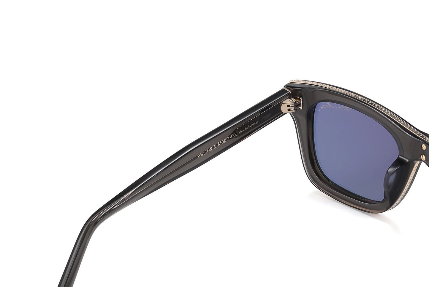 WALTON & MORTIMER® NO. 15: "VIOLATOR" SMOKEY BLACK LIMITED EDITION SUNGLASSES