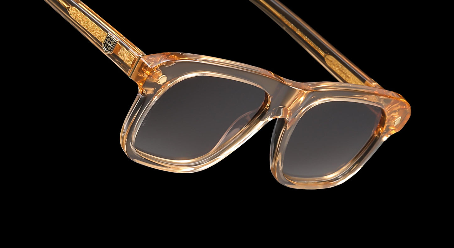 WALTON & MORTIMER® NO. 33 "Osaka" CHAMPAGNE GOLD LIMITED EDITION SONNENGLÄSER