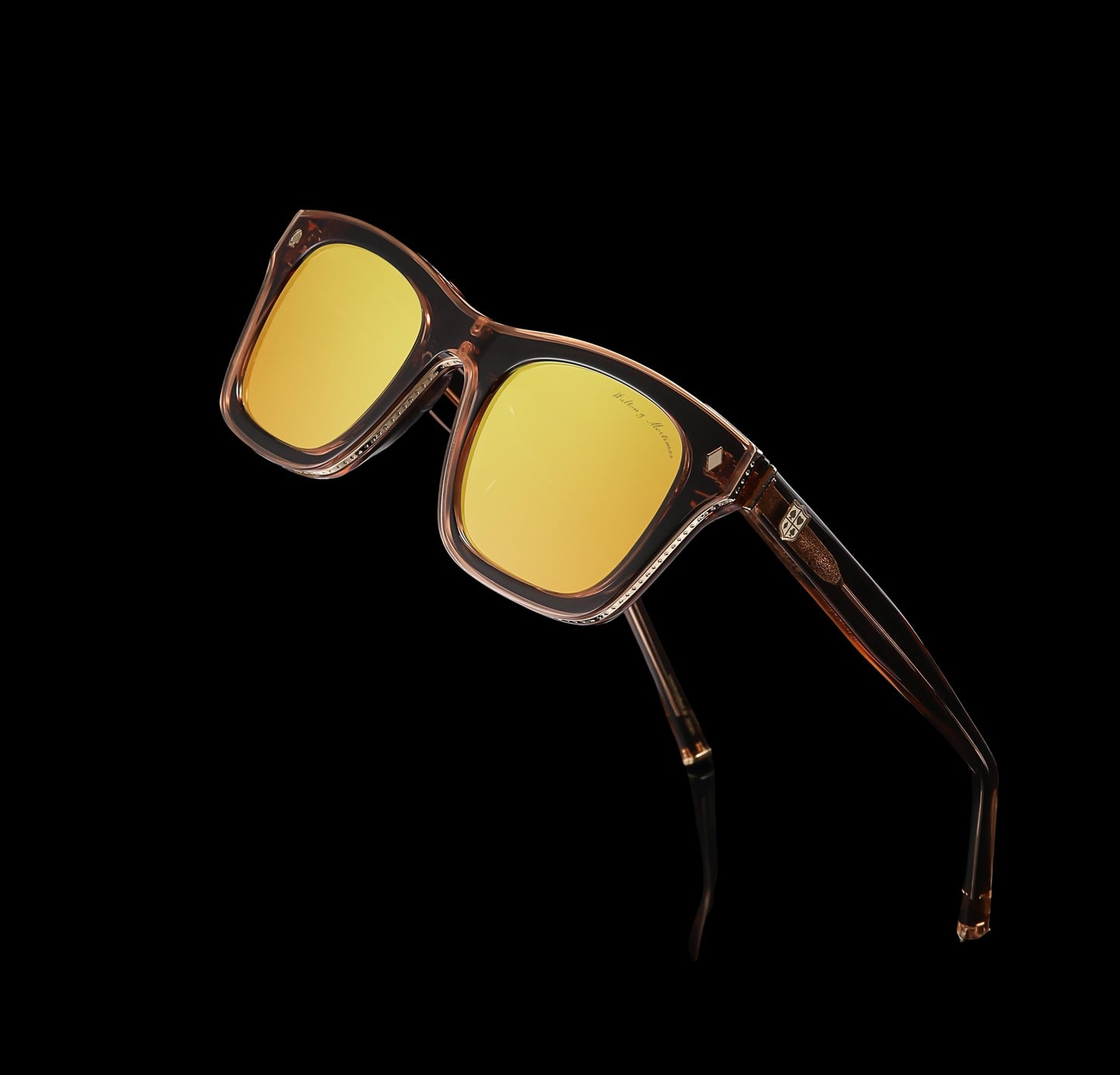 WALTON & MORTIMER® NO. 15: GAFAS DE SOL "VIOLATOR" ROJO RUBÍ DE EDICIÓN LIMITADA