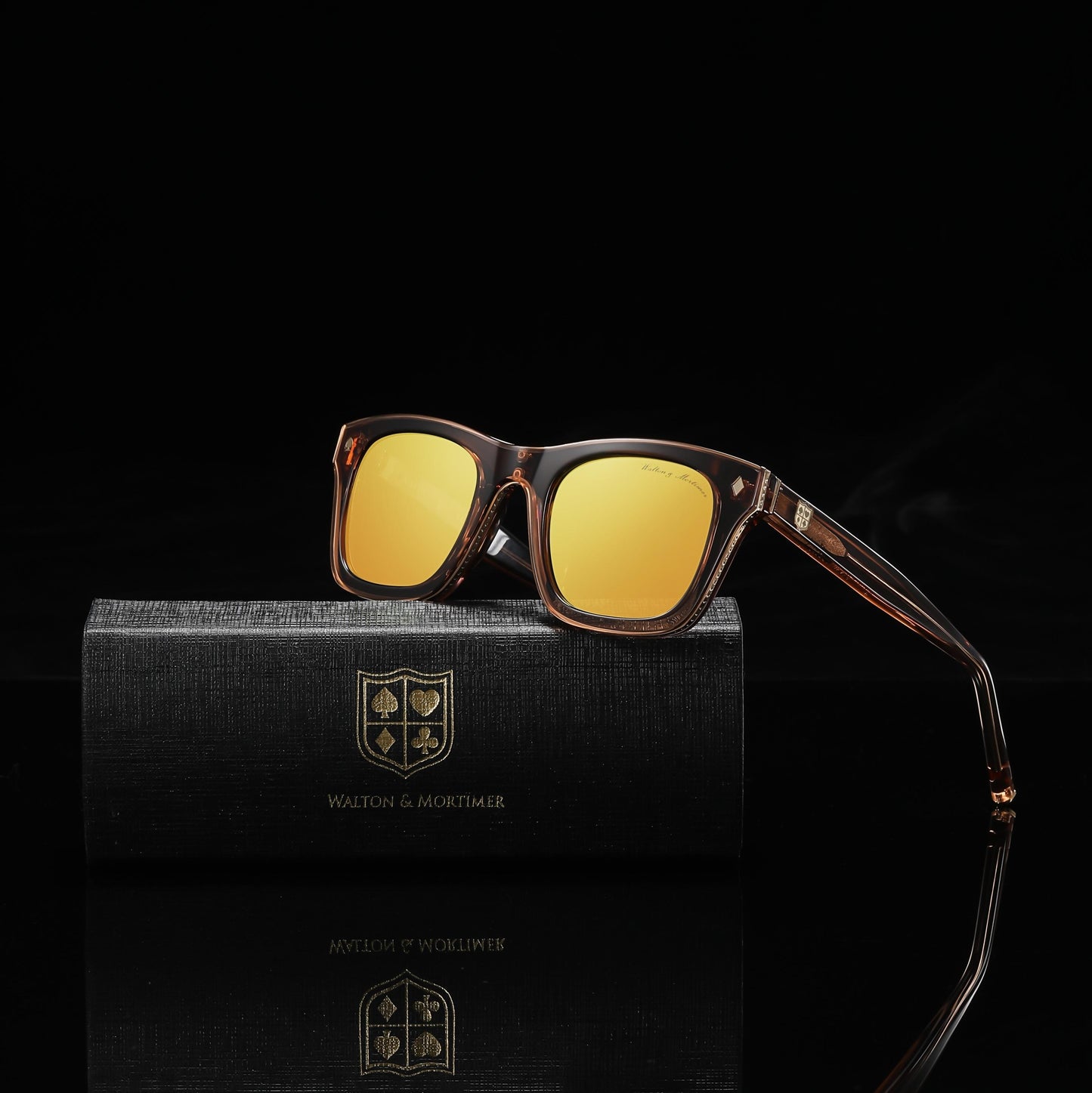 WALTON & MORTIMER® NO. 15: "VIOLATOR" RUBY RED LIMITED EDITION SUNGLASSES