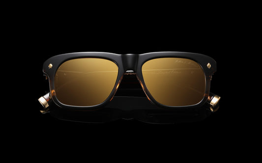 WALTON & MORTIMER® NO. 33 "Osaka" GAFAS DE SOL DE EDICIÓN LIMITADA EN ORO DE LA HABANA