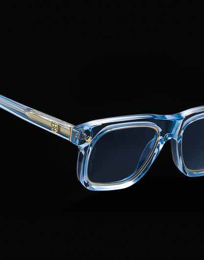 No.44 "Osaka II" Limited Edition Sunglasses - Côte d'Azur Blue Color