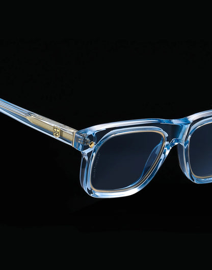 No.44 "Osaka II" Limited Edition Sunglasses - Côte d'Azur Blue Color