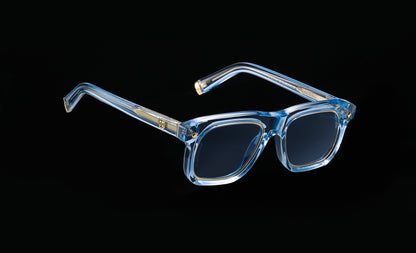 No.44 "Osaka II" Limited Edition Sunglasses - Côte d'Azur Blue Color