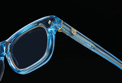 No.44 "Osaka II" Limited Edition Sunglasses - Côte d'Azur Blue Color