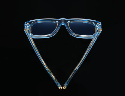 No.44 "Osaka II" Limited Edition Sunglasses - Côte d'Azur Blue Color