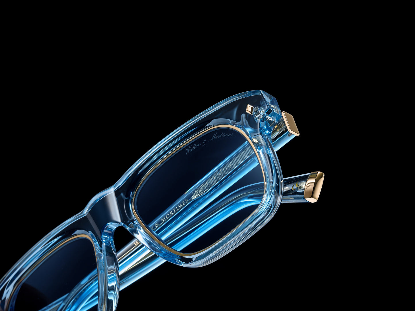 No.44 "Osaka II" Limited Edition Sunglasses - Côte d'Azur Blue Color