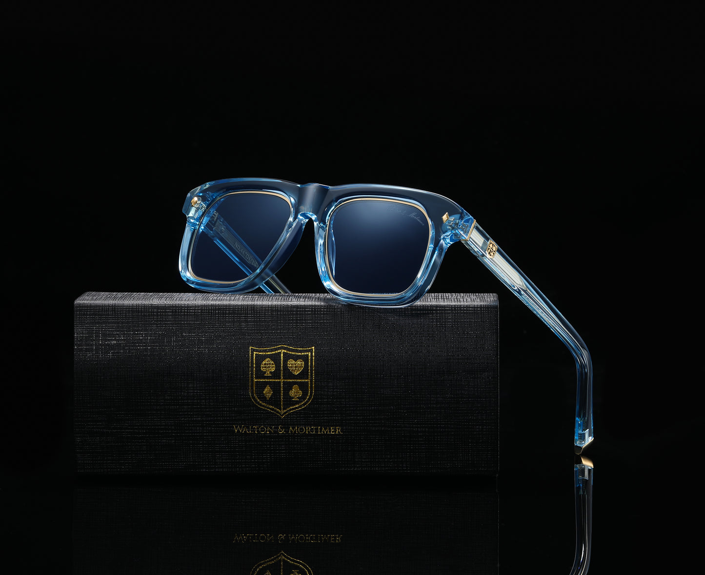 No.44 "Osaka II" Limited Edition Sunglasses - Côte d'Azur Blue Color