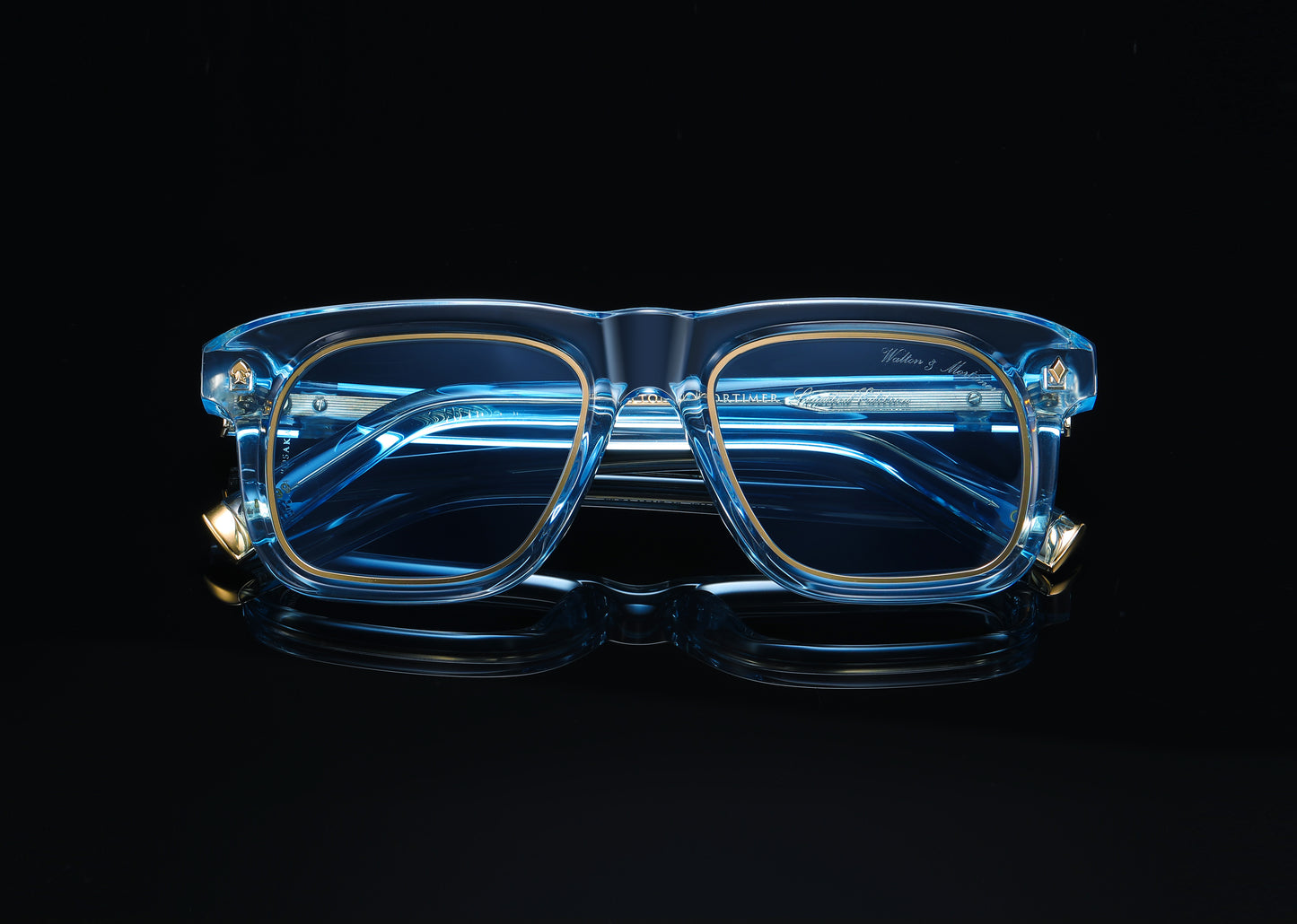 No.44 "Osaka II" Limited Edition Sunglasses - Côte d'Azur Blue Color