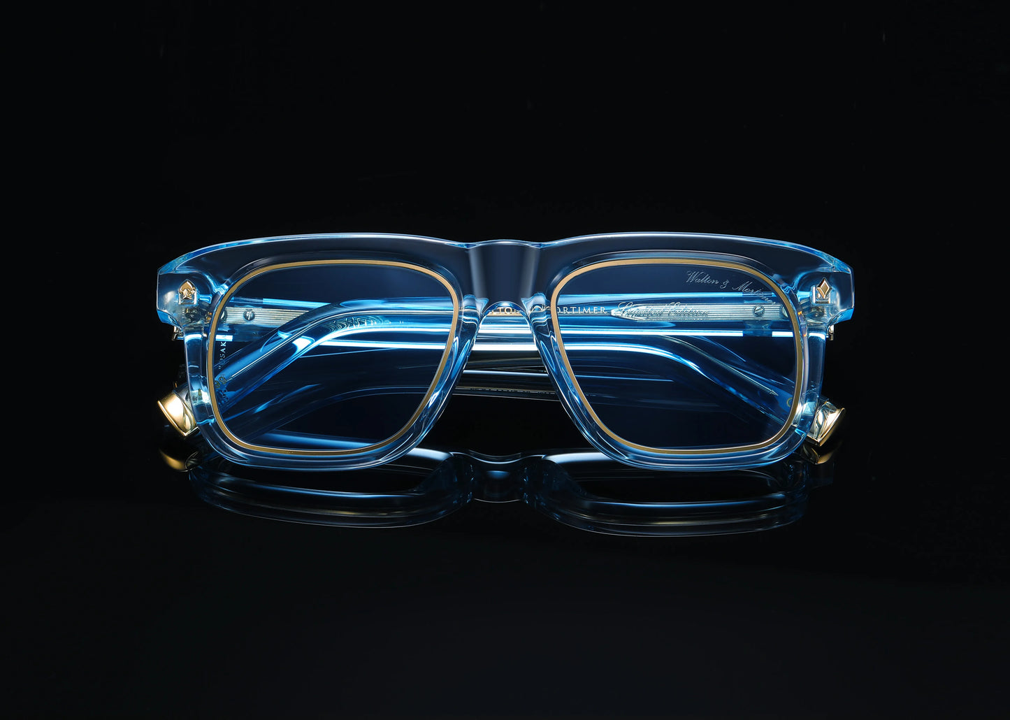 No.44 "Osaka II" Limited Edition Sunglasses - Côte d'Azur Blue Color