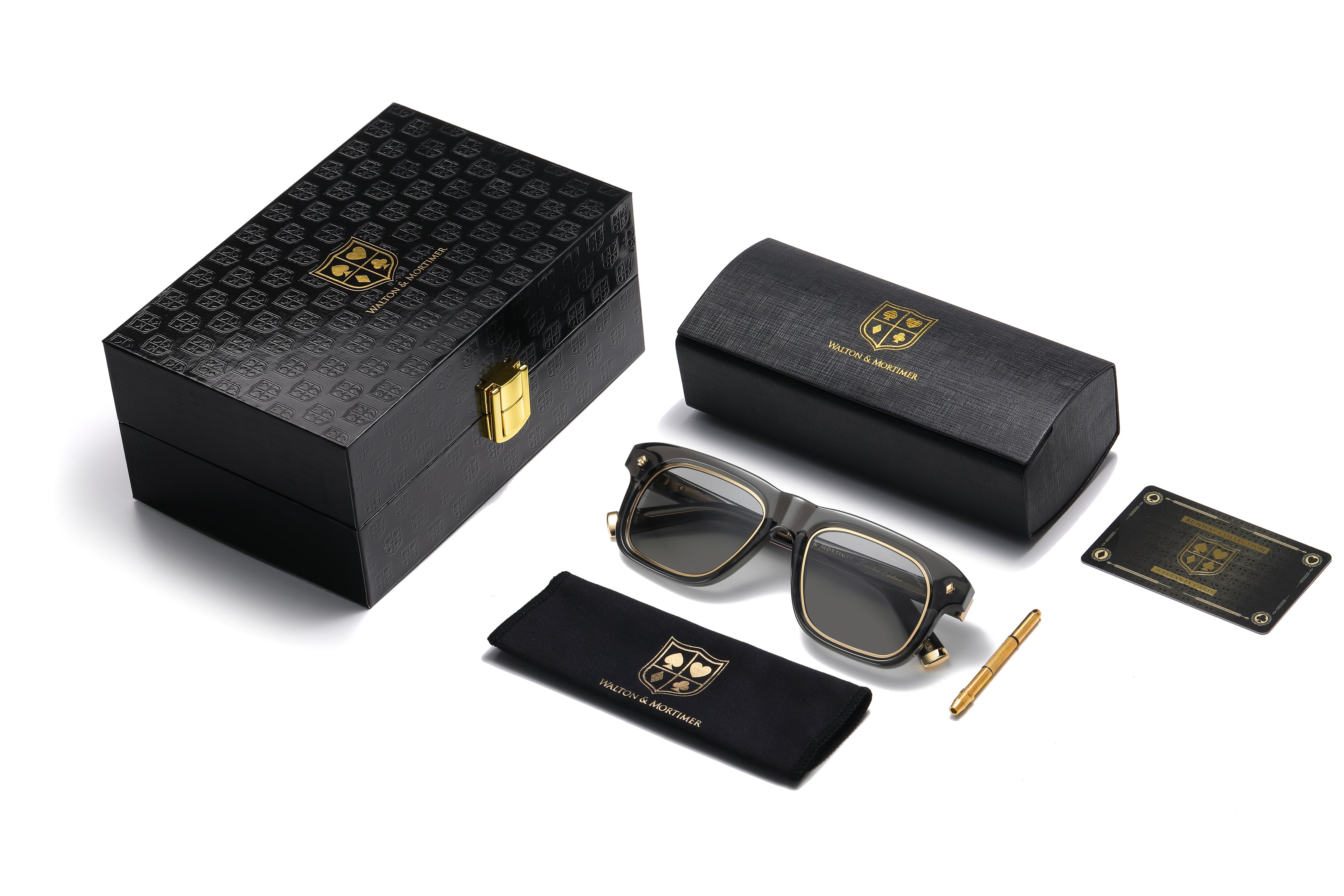 luxury grey lens sunglasses