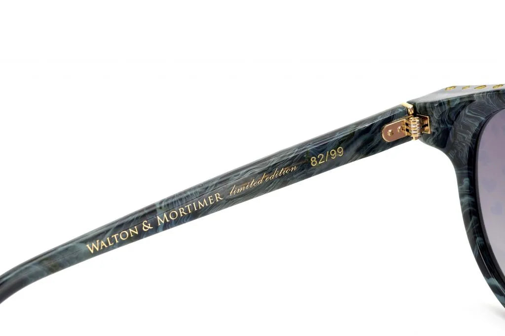 WALTON & MORTIMER® NO. 29 “VESPER” EMERALD GREEN LIMITED EDITION SUNGLASSES