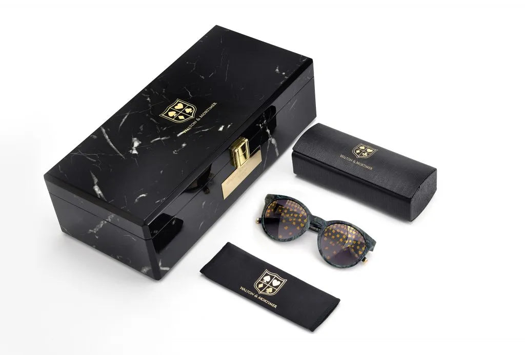 WALTON & MORTIMER® NO. 29 “VESPER” EMERALD GREEN LIMITED EDITION SUNGLASSES