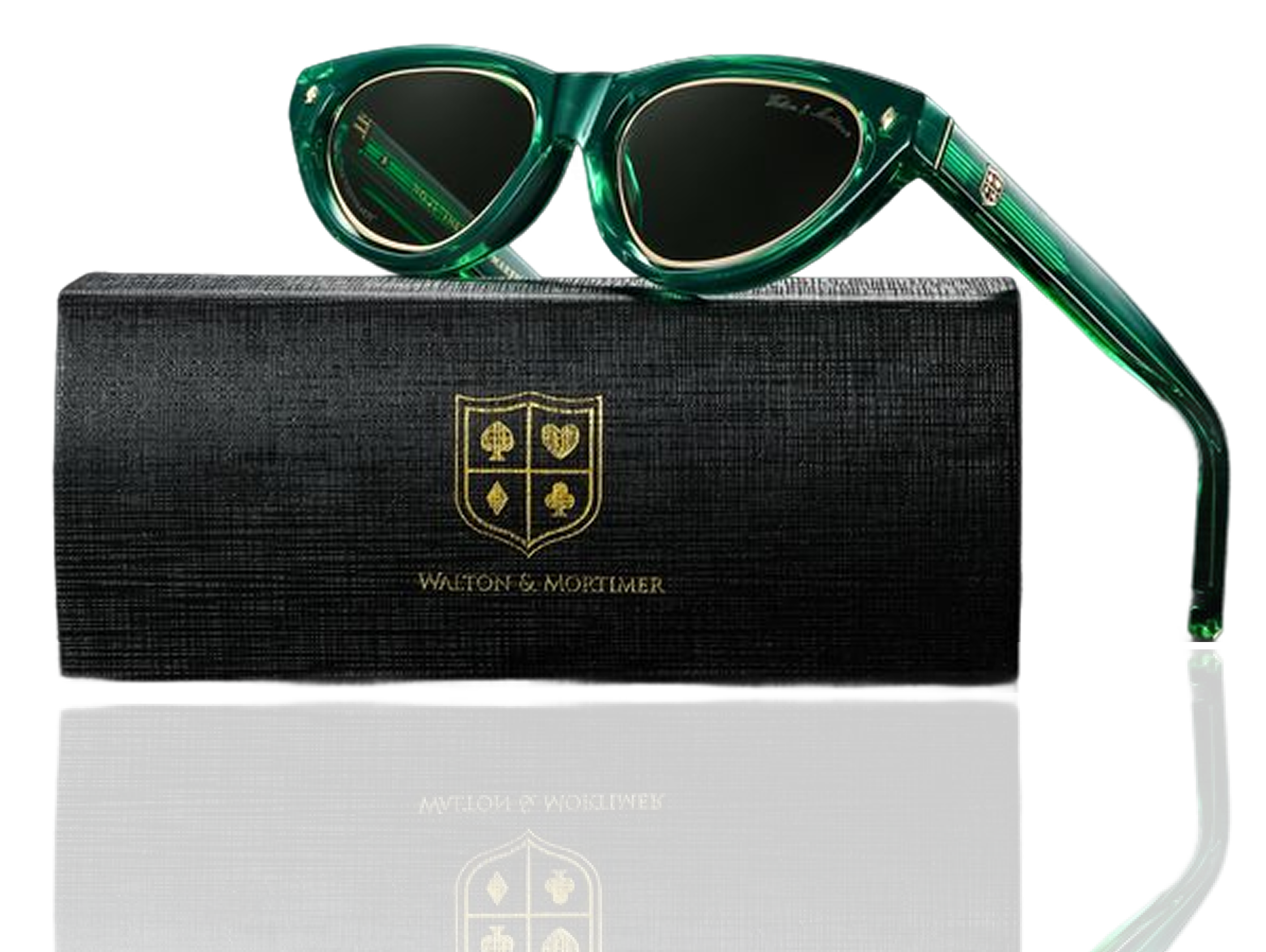 Walton & Mortimer NO. 21 “The Widowmaker” Poison Green Limited Edition Sunglasses