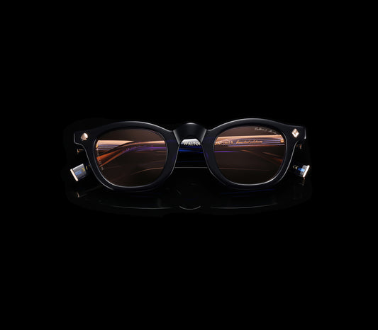 Walton & Mortimer NO. 20 "Keaton" Midnight Blue Sunglasses