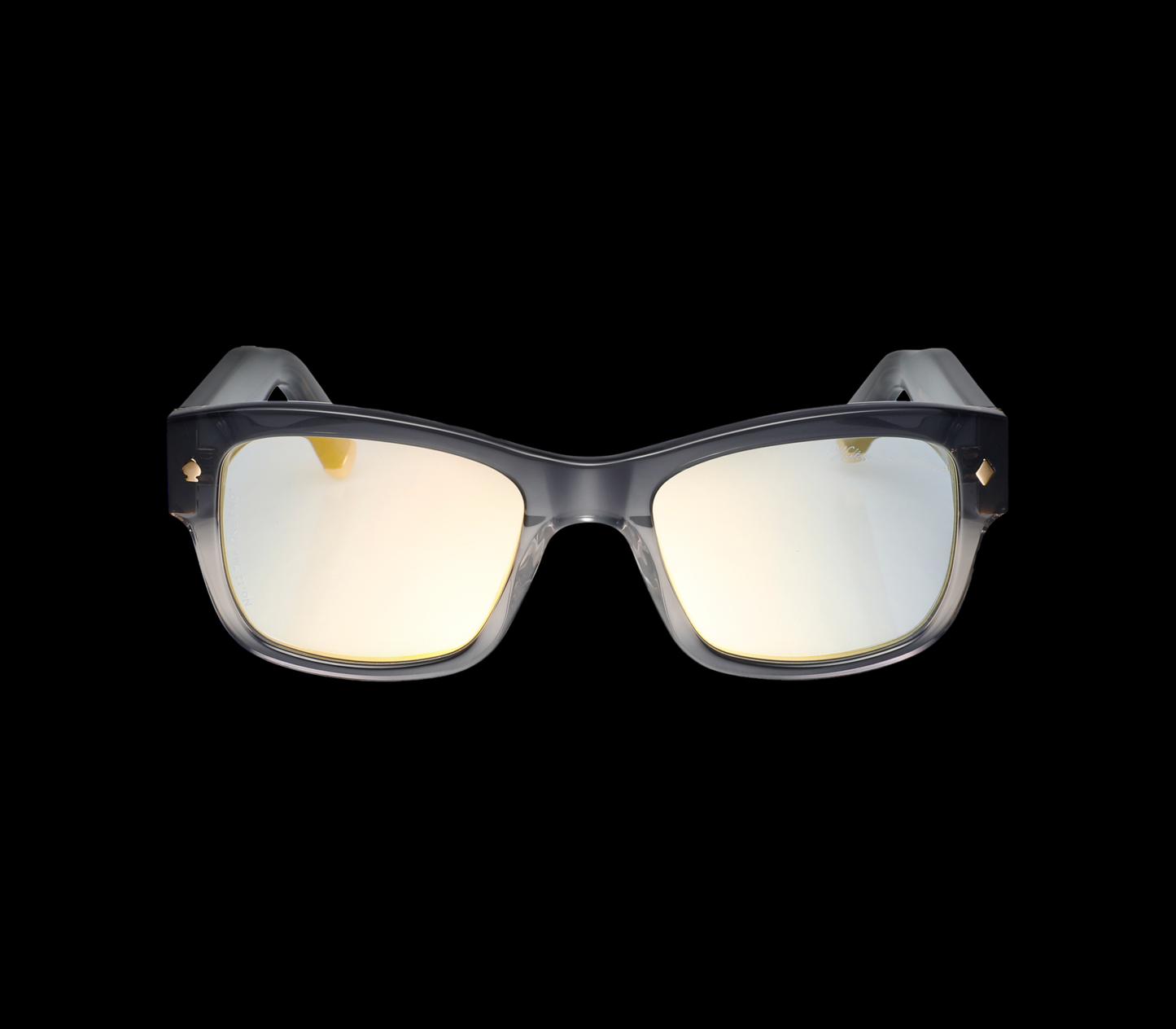Transparent grey sunglasses