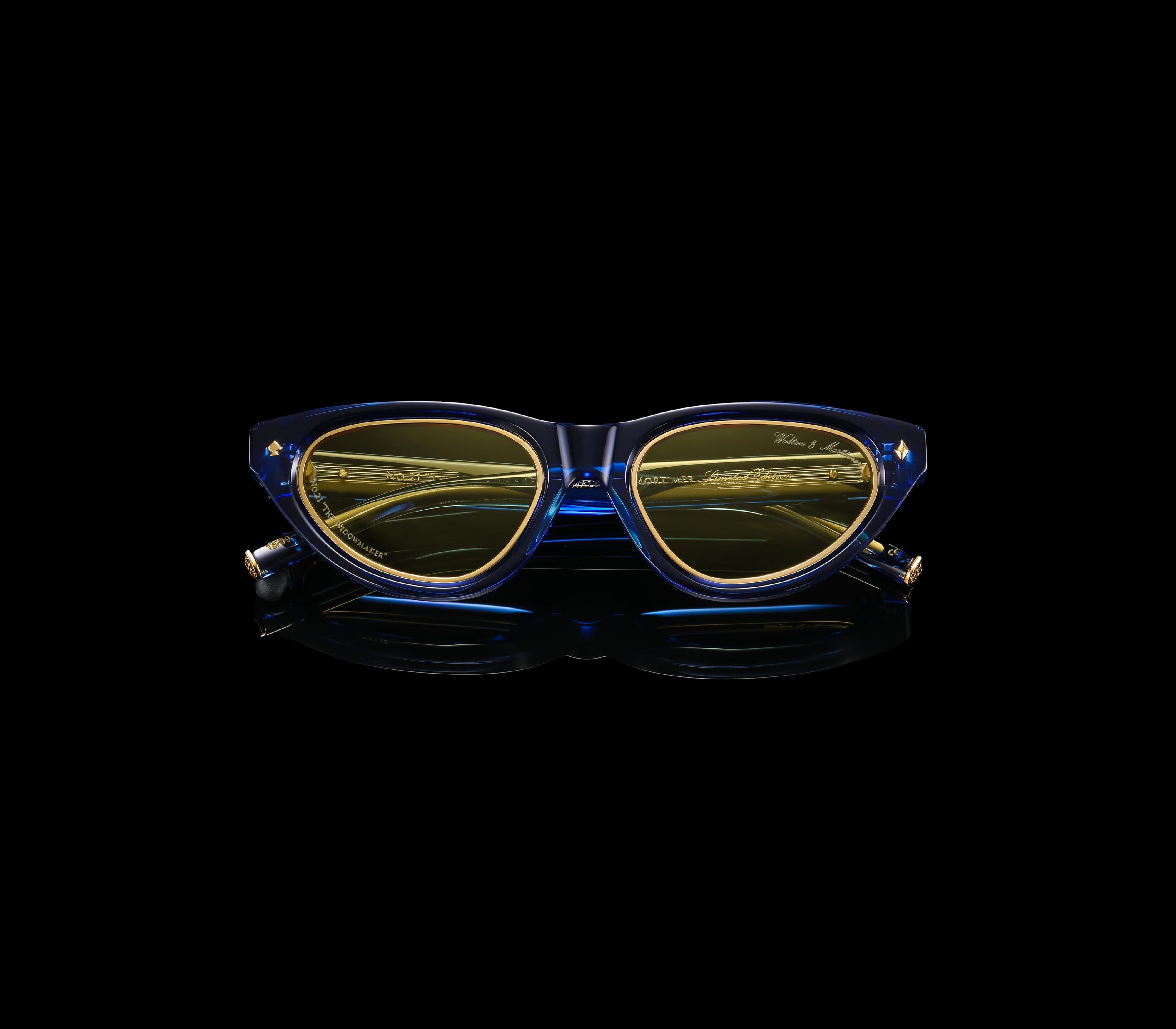 Walton & Mortimer NO. 21 “The Widowmaker” Midnight Blue Limited Edition Sunglasses