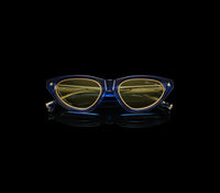 blue designer sunglasses