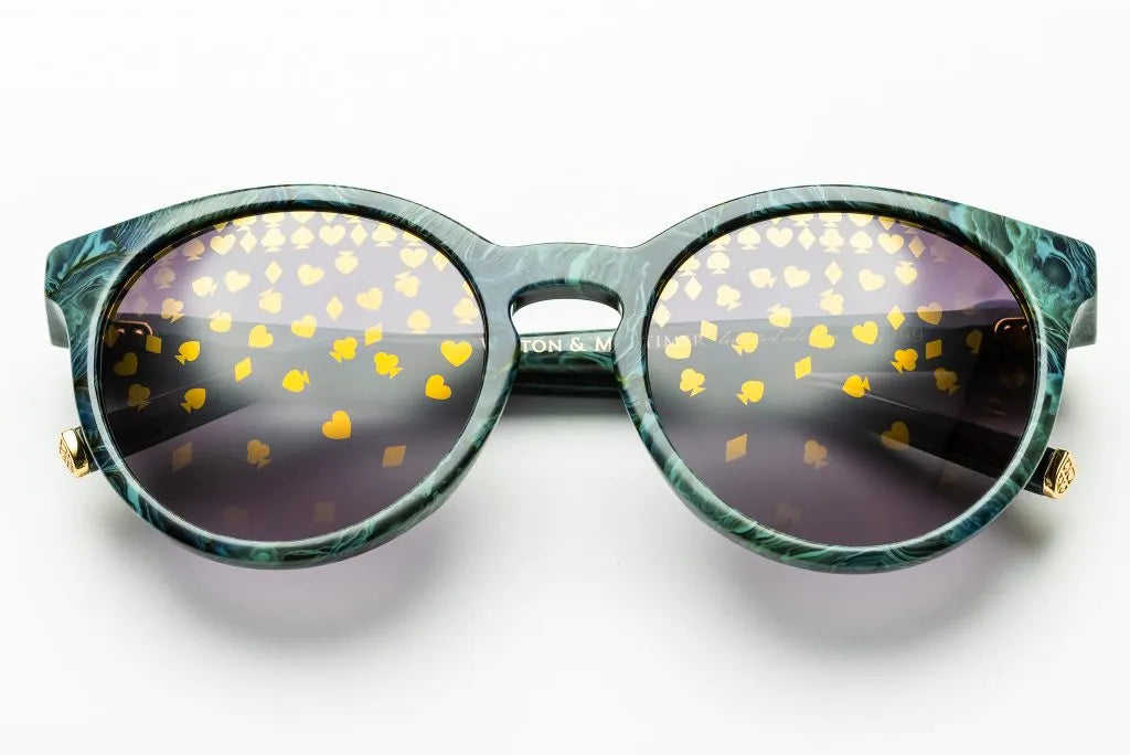 WALTON & MORTIMER® NO. 29 “VESPER” EMERALD GREEN LIMITED EDITION SUNGLASSES