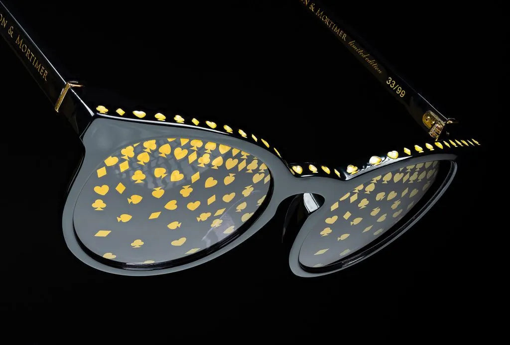 رقم WALTON & MORTIMER®. 29 نظارات شمسية "VESPER" BLACK ذات الإصدار المحدود