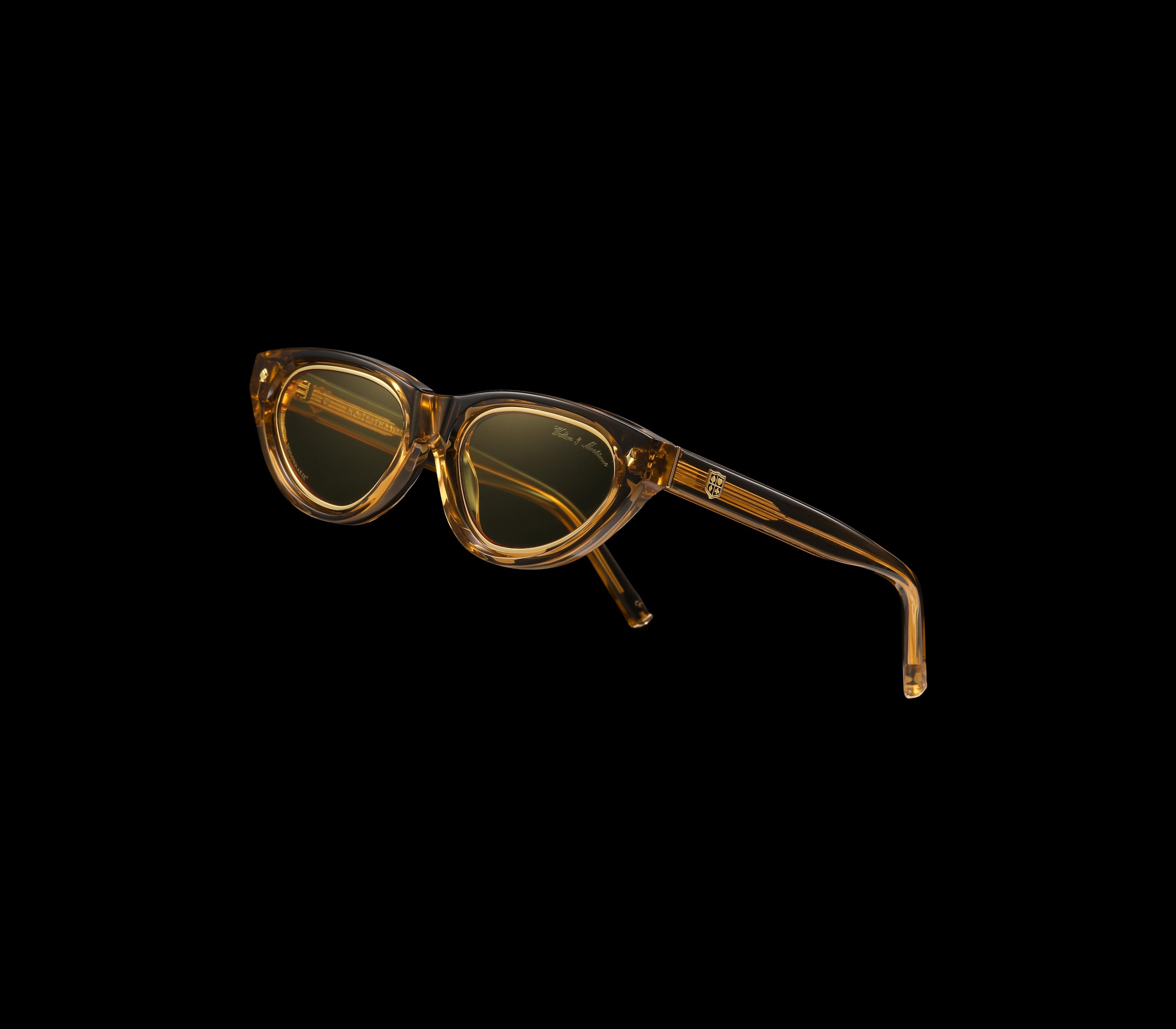 Walton & Mortimer NO. 21 “The Widowmaker” Gold Champagne Limited Edition Sunglasses