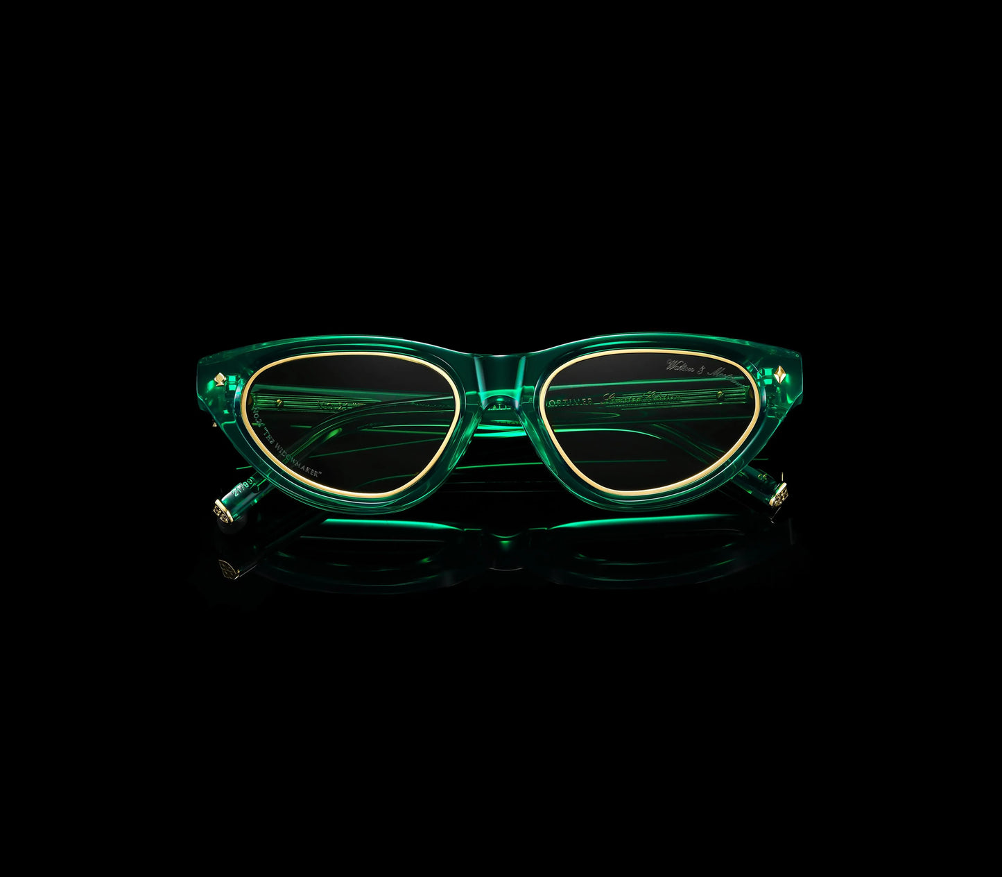 Walton & Mortimer NO. 21 “The Widowmaker” Poison Green Limited Edition Sunglasses