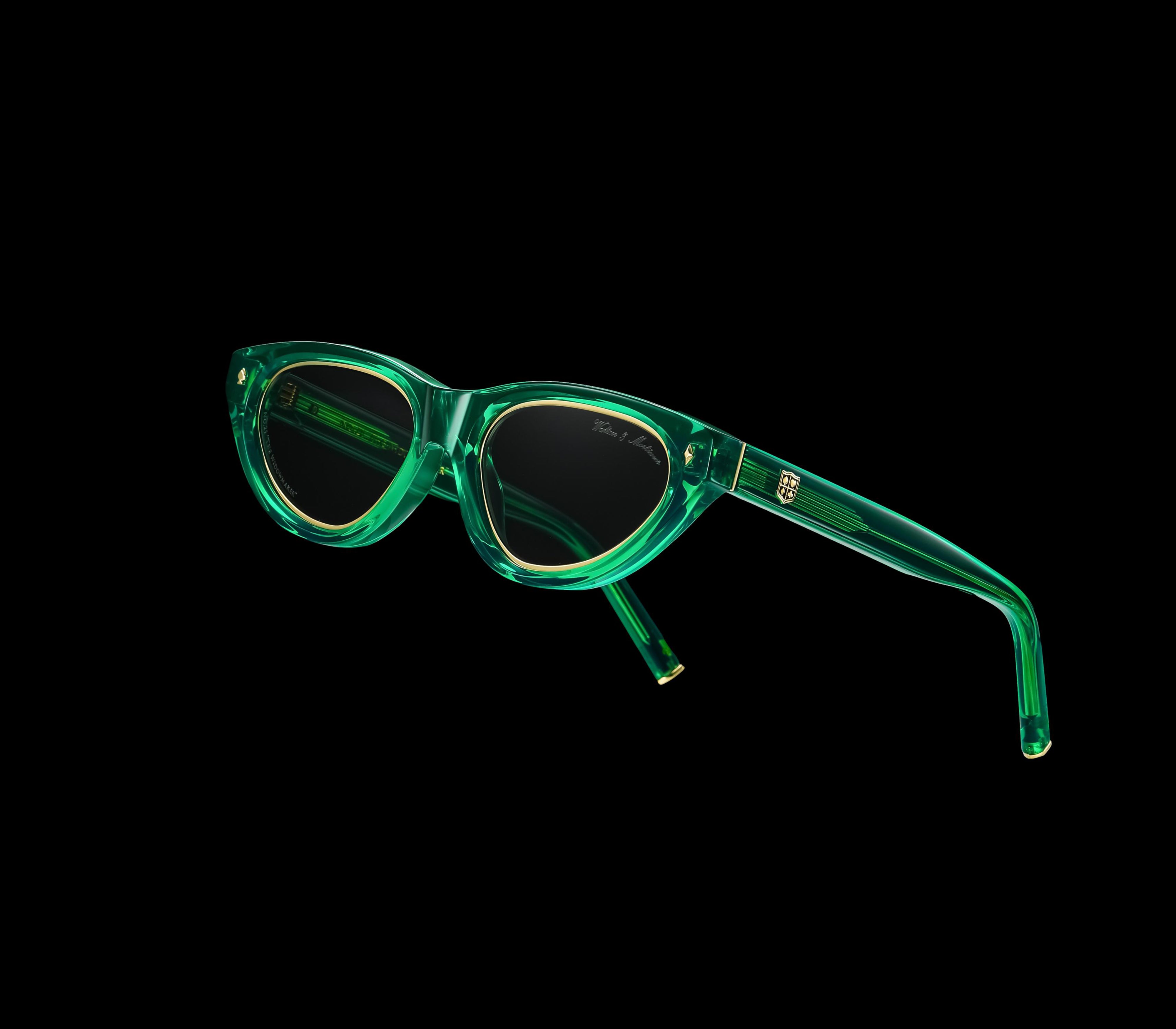 Walton & Mortimer NO. 21 “The Widowmaker” Poison Green Limited Edition Sunglasses