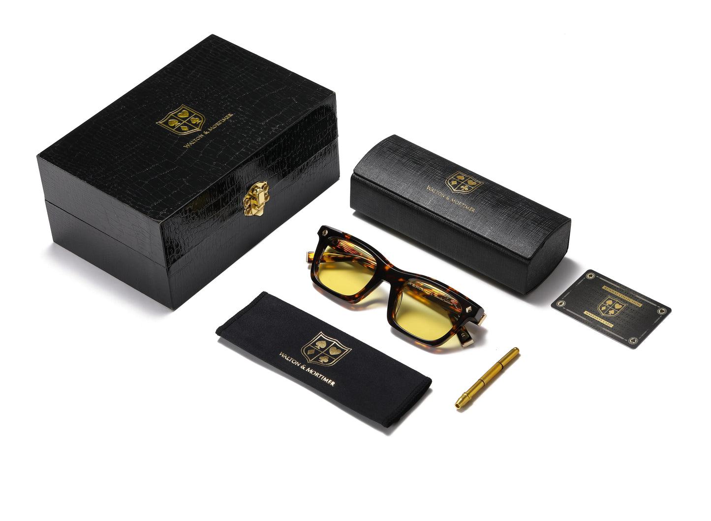 Walton & Mortimer NO. 54: " Inferno" Cuban Havana Sunglasses