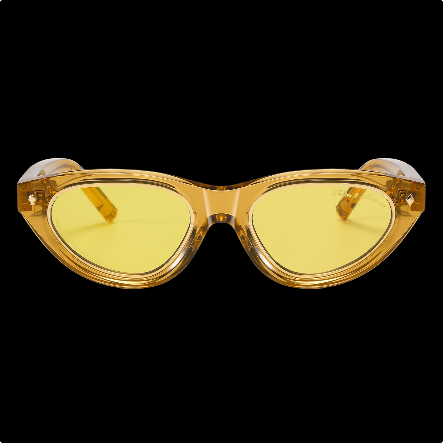 Walton & Mortimer® NO. 21 “The Widowmaker” Gold Champagne Limited Edition Sunglasses