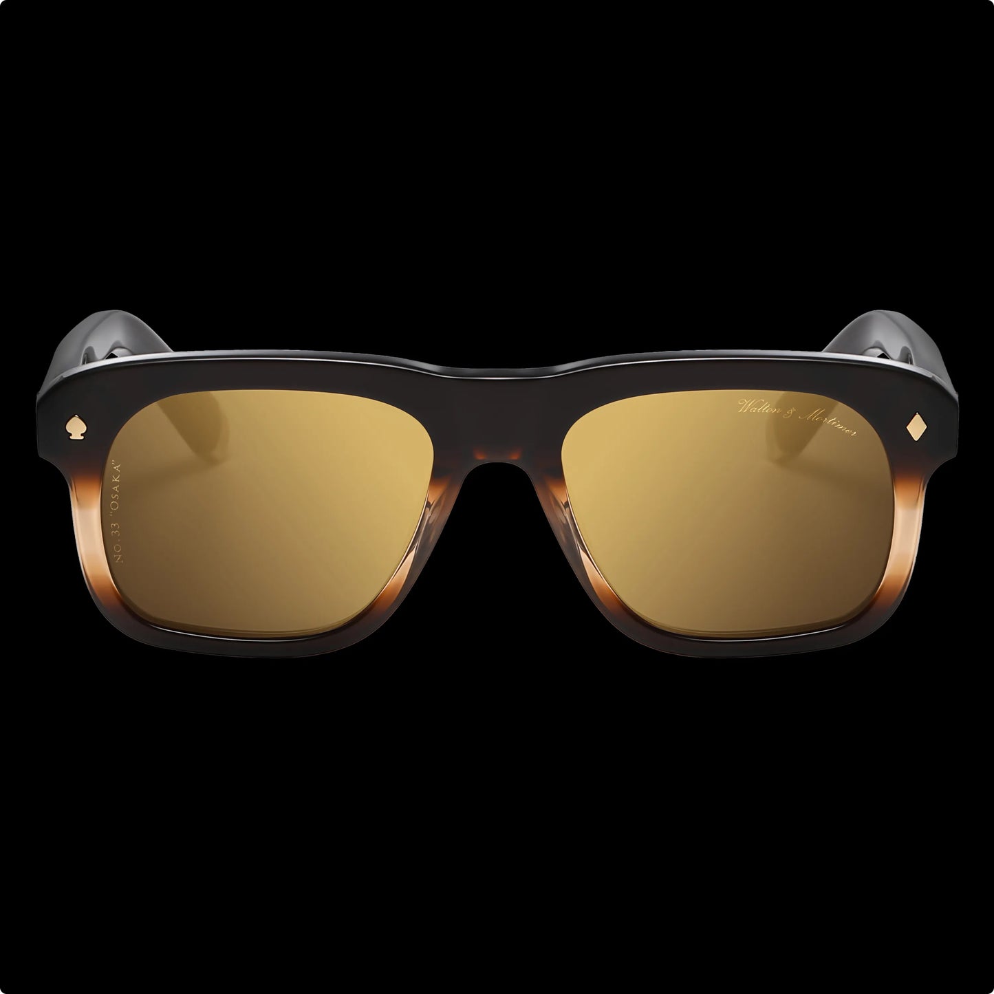WALTON & MORTIMER® NO. 33 “Osaka” HAVANA GOLD LIMITED EDITION SUNGLASSES