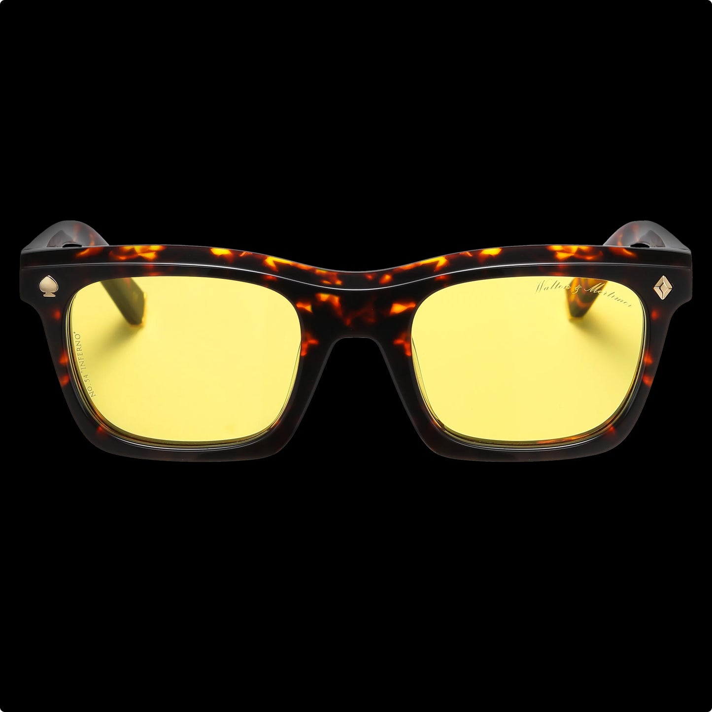 Walton & Mortimer NO. 54: " Inferno" Cuban Havana Sunglasses