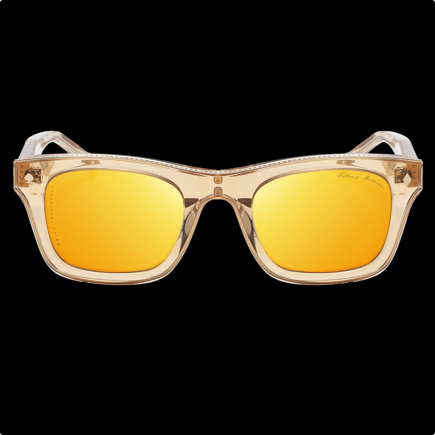 WALTON & MORTIMER® NO. 15: "VIOLATOR" TRANSGOLD LIMITED EDITION SOLBRILLER
