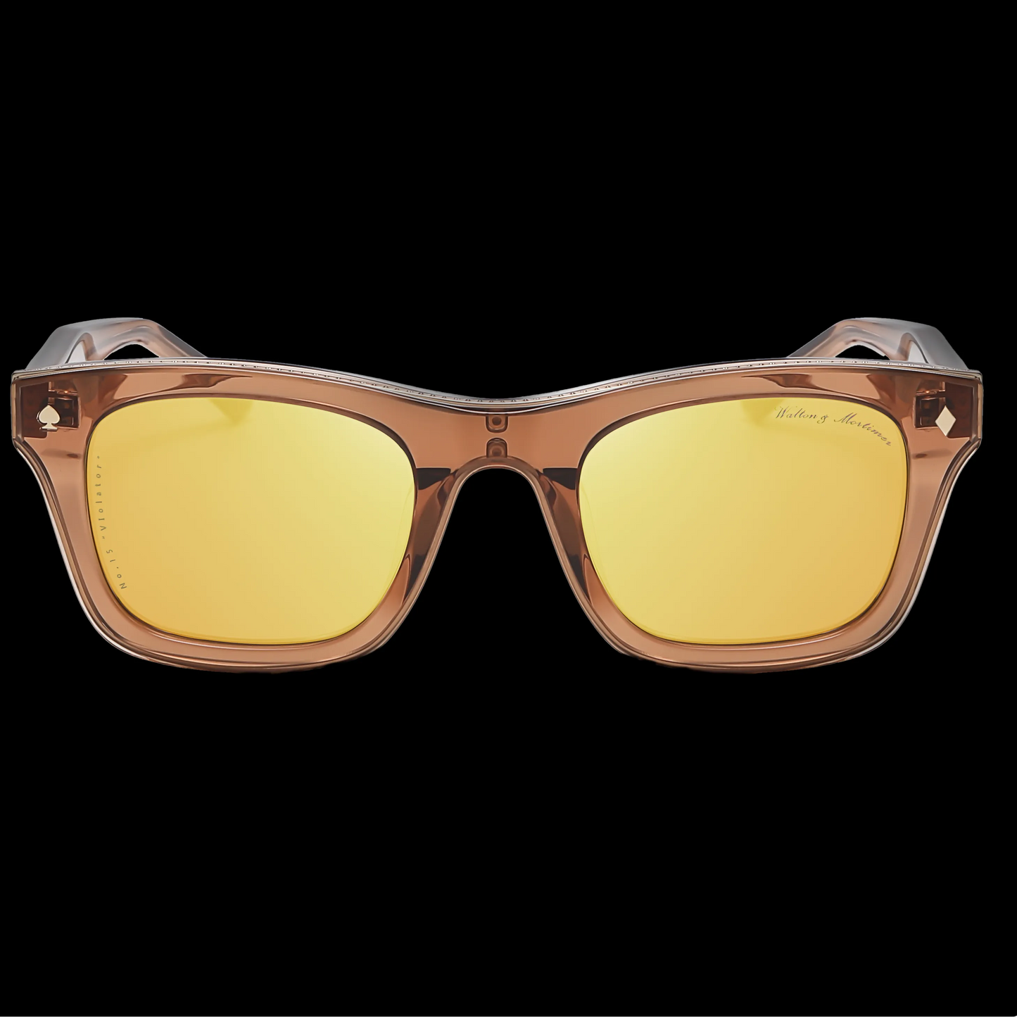WALTON & MORTIMER® NO. 15: "VIOLATOR" RUBINRØD SOLBRILLE I BEGRÆNSET OPLAG