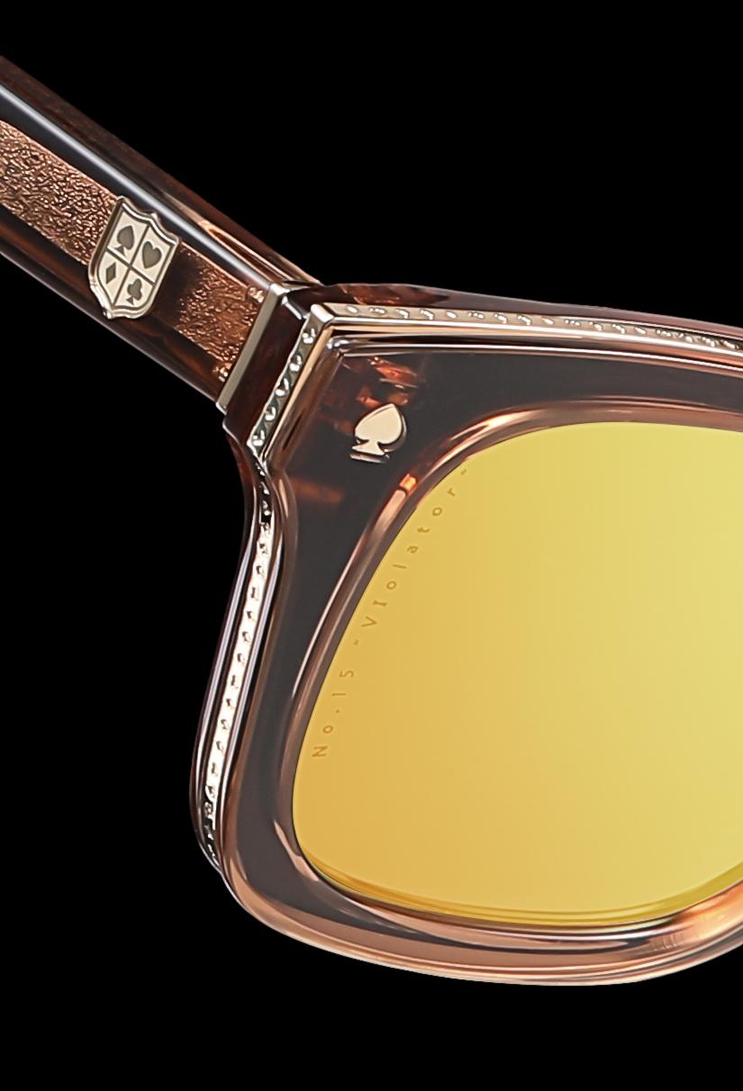 WALTON & MORTIMER® NO. 15: "VIOLATOR" RUBINROTE SONNENBRILLE IN LIMITIERTER AUFLAGE